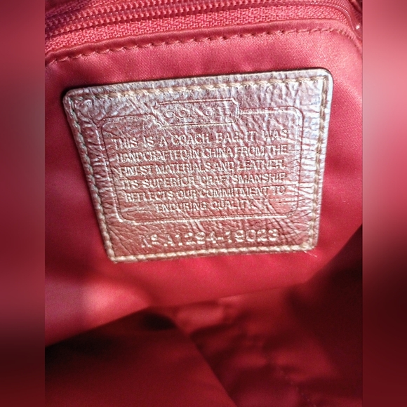 Coach Poppy Dream Multi Signature Optic Soulder Glam Tote Bag EUC - Picture 15 of 15